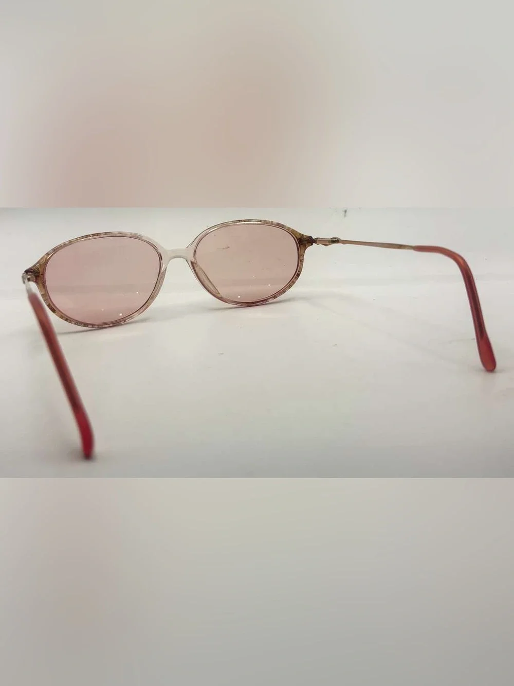 Lawrence Eyewear Brown Translucent Oval Sunglasses Frames Only